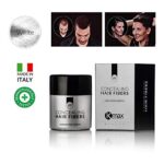 Kmax - Fibre Capillari Anti Diradamento, rimedio per perdita capelli - Regular 12,5 gr - Bianco
