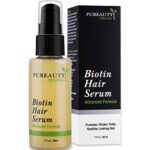 Siero per la crescita dei capelli con biotina Formula topica avanzata per aiutare a crescere i capelli sani e forti Adatto a uomini e donne di tutti i tipi Supporto per la perdita dei capelli